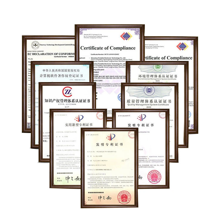 JXBTS Certifications JXBTS Certifications