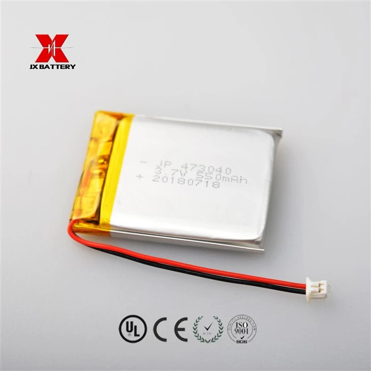 Bateria de polímero de lítio 550mah 3,7v