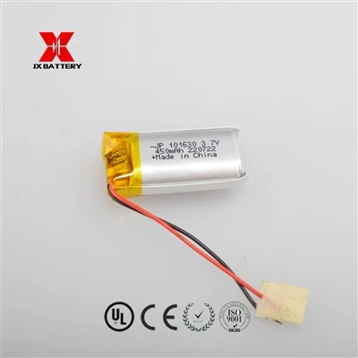 Bateria de polímero de lítio 3,7v JP101630 450mAh