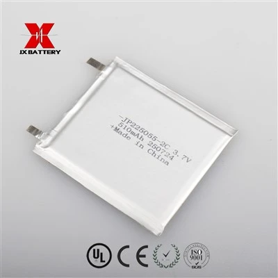 descarga da bateria 2C de 3.7v 510mAh Lipo
